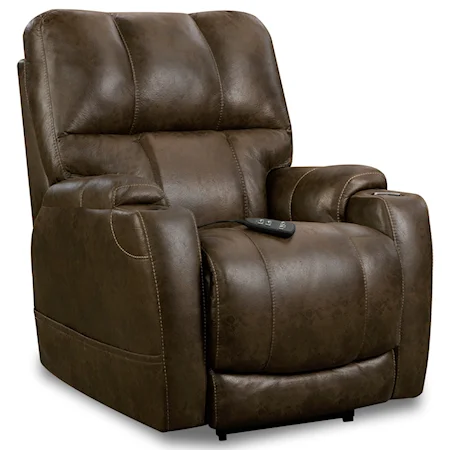 Casual Heating and Cooling Power Recliner